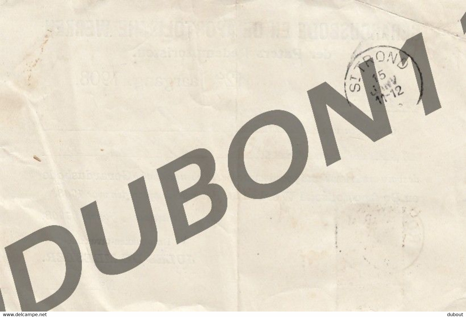 Roeselare - Krant Gerardusbode 1908 Abonnement- Drukker De Meester (G524) - Algemene Informatie