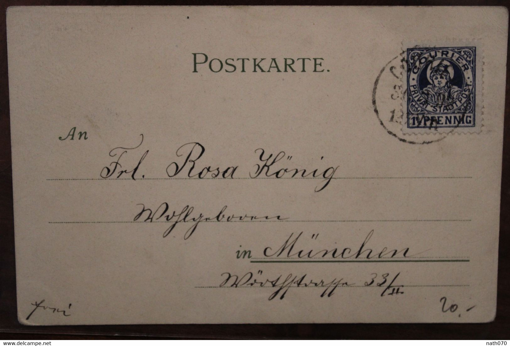 Ak 1890 Vögel Entlein Muenchen Courier CPA DR Allemagne Deutsches Reich Litho Privatpost - Vögel