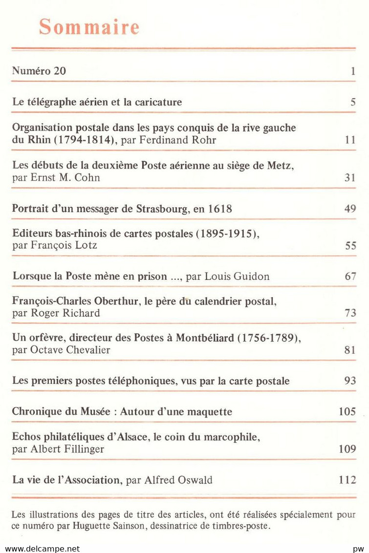 REVUE DILIGENCE D'ALSACE N° 20 De 1978 - Français (àpd. 1941)