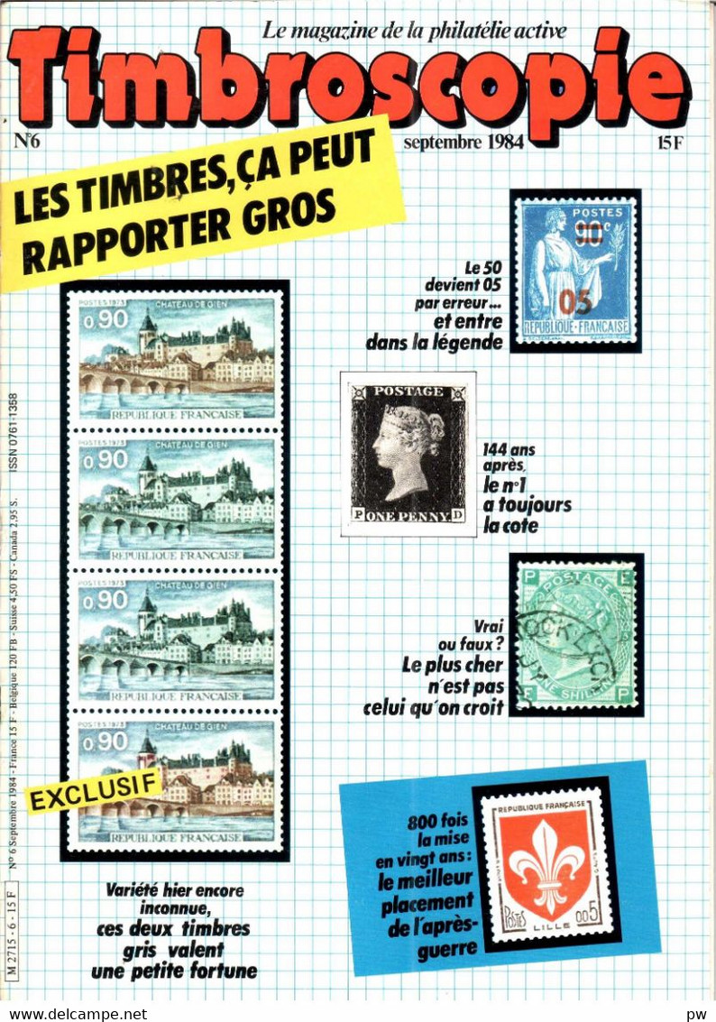 REVUE TIMBROSCOPIE Année 1984 (n° 6) - Français (àpd. 1941)