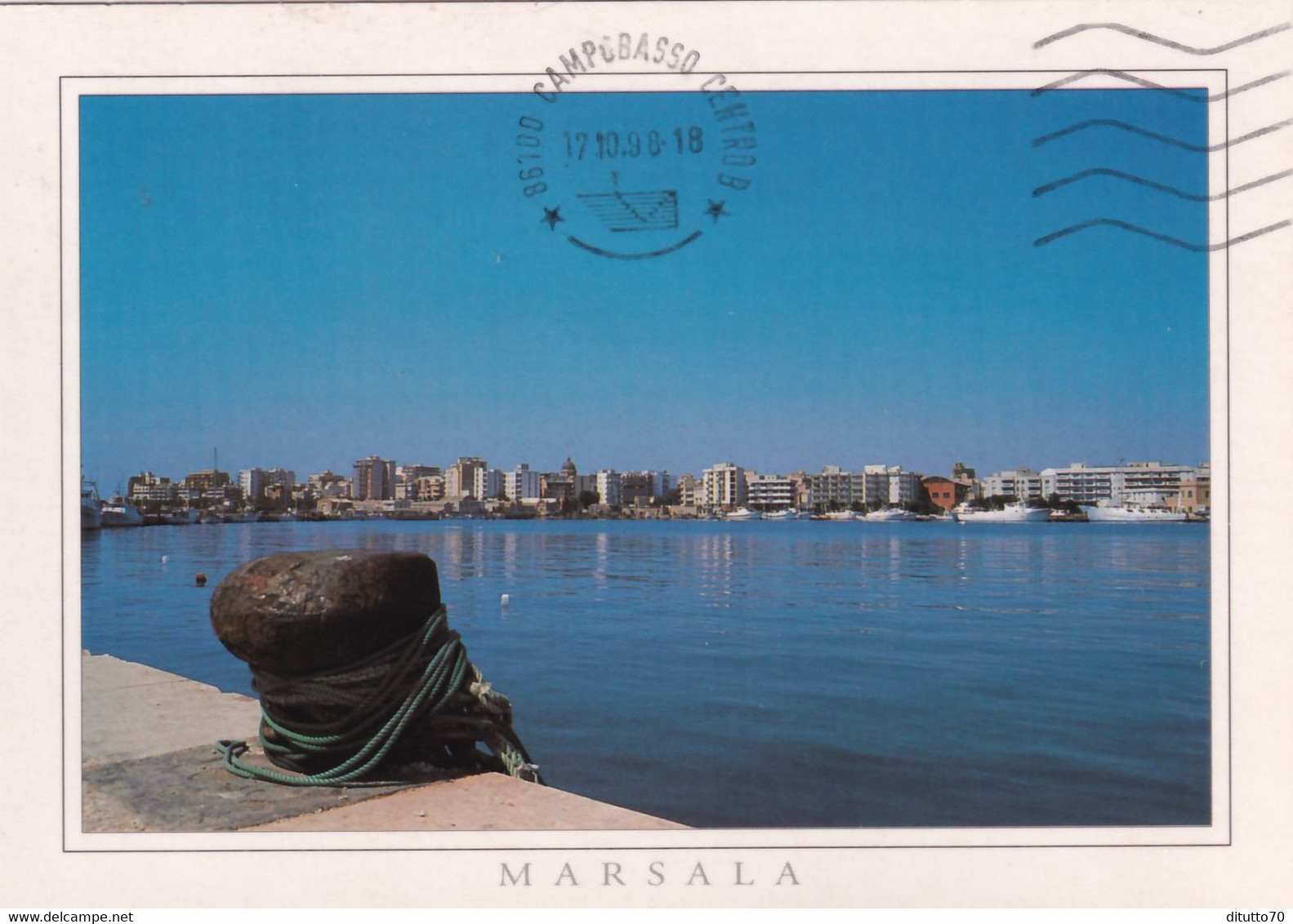 Marsala - Trapani - Il Porto - Formato Grande Viaggiata - Marsala