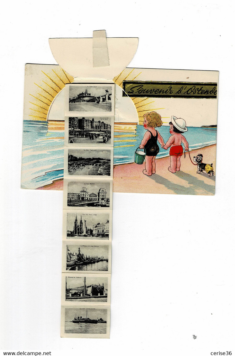 Carte à Système Souvenir D'Ostende - Oostende