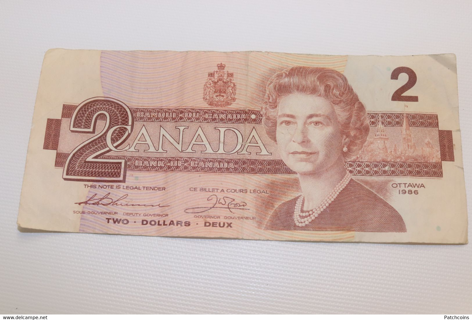 5 Bills Of 2 Dollars 1986 Canada - Otros – América
