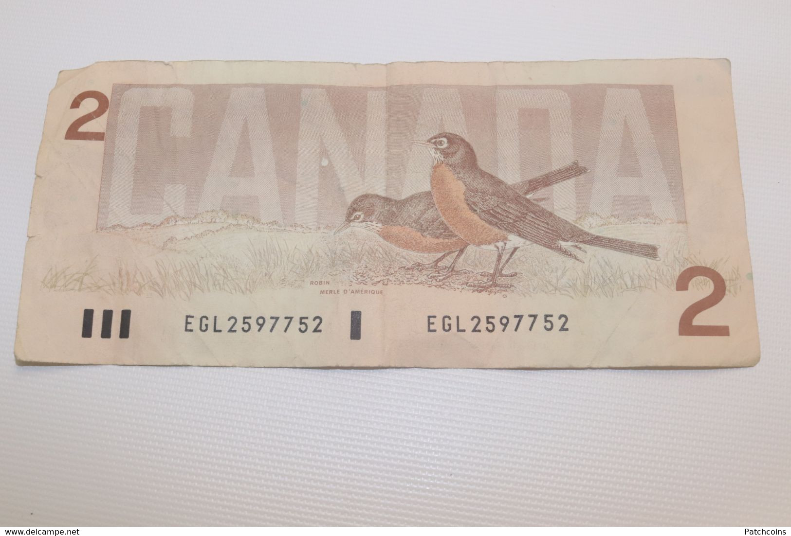 5 Bills Of 2 Dollars 1986 Canada - Otros – América