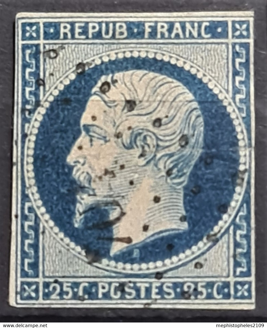 FRANCE 1852 - Canceled - YT 10a - 25c - 1852 Luigi-Napoleone