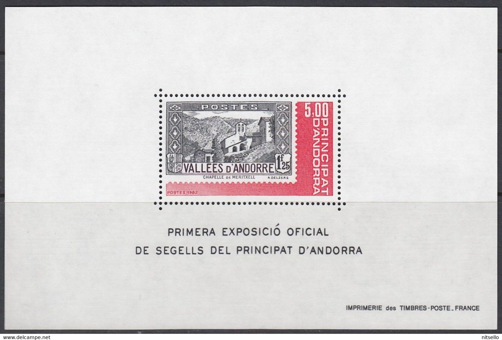 HB EUROPA  /// (C025) ANDORRA -  YVERT Nº: BLOCK 1 **MNH  ¡¡¡ OFERTA - LIQUIDATION - JE LIQUIDE !!! - Blocks & Kleinbögen