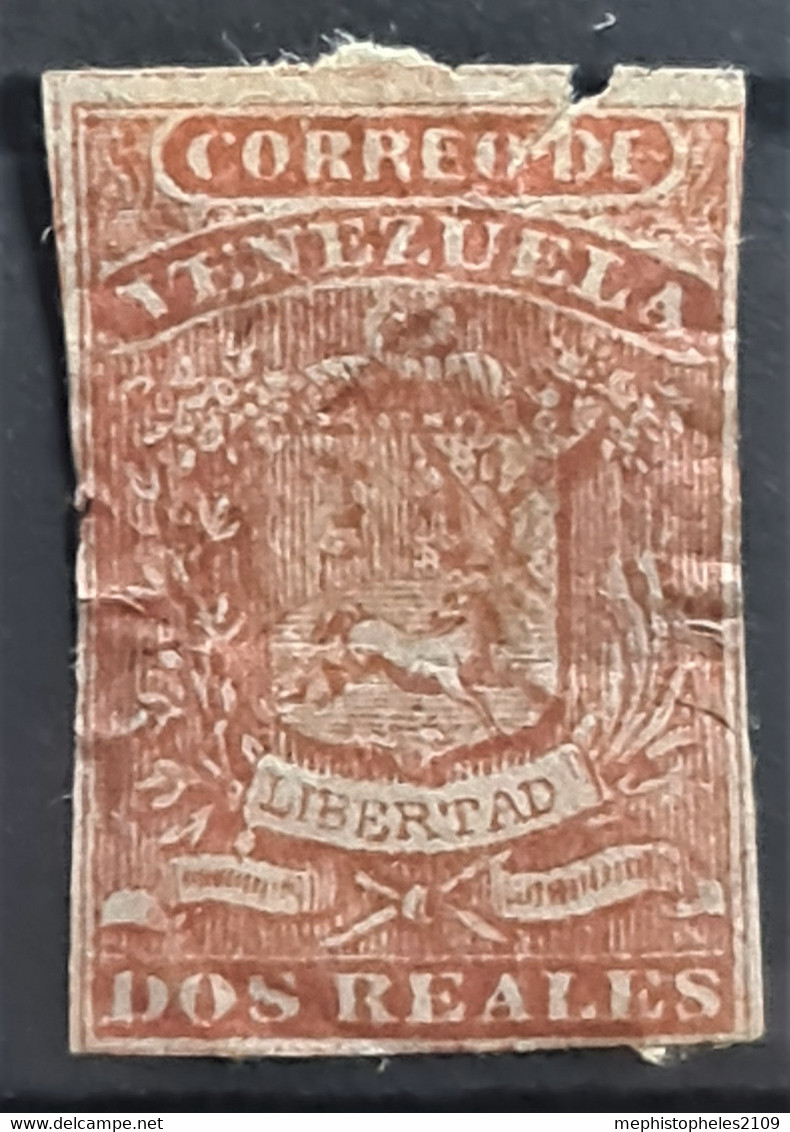 VENEZUELA 1862 - MLH - Sc# 6 - Venezuela