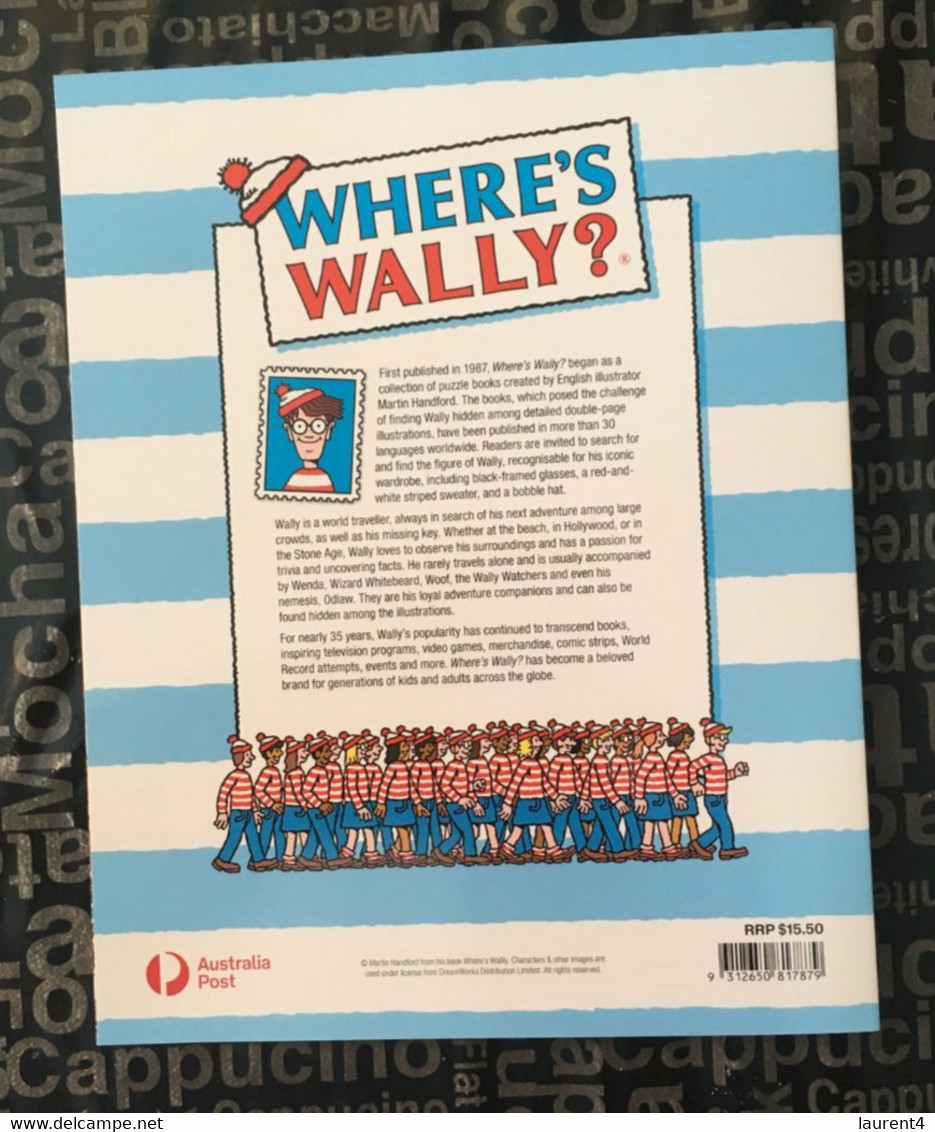 Australia - Where's Wally ? Stamps - Presentation Folder With Cover - On Sale 17 August 2021 (Got A Set On 13 August !!) - Presentation Packs