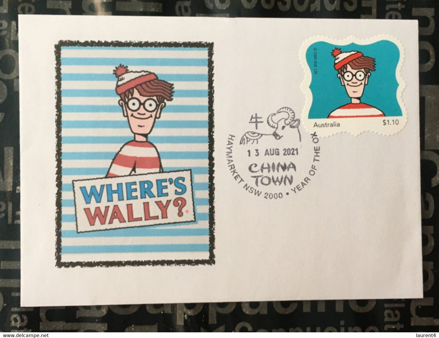 (XX 18C) Australia - Where's Wally ? Stamp Cover - Postmarked 13th August 2021 (stamp Pack For Sale From 17 August 2021) - Presentation Packs
