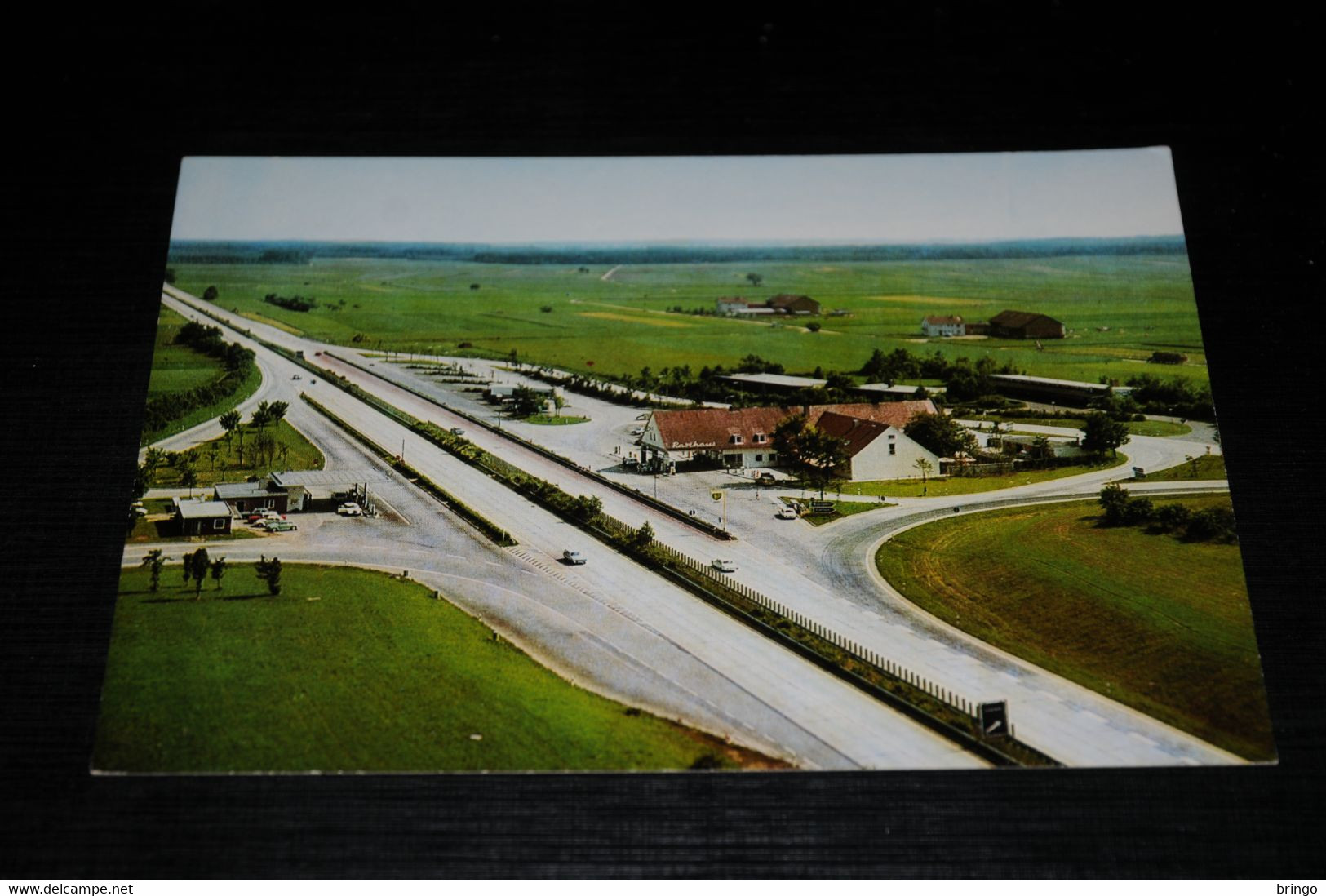 31418-                  LEIPHEIM, Autobahn-Rasthaus, Tankstelle Und Motel, Luftaufnahme - Guenzburg