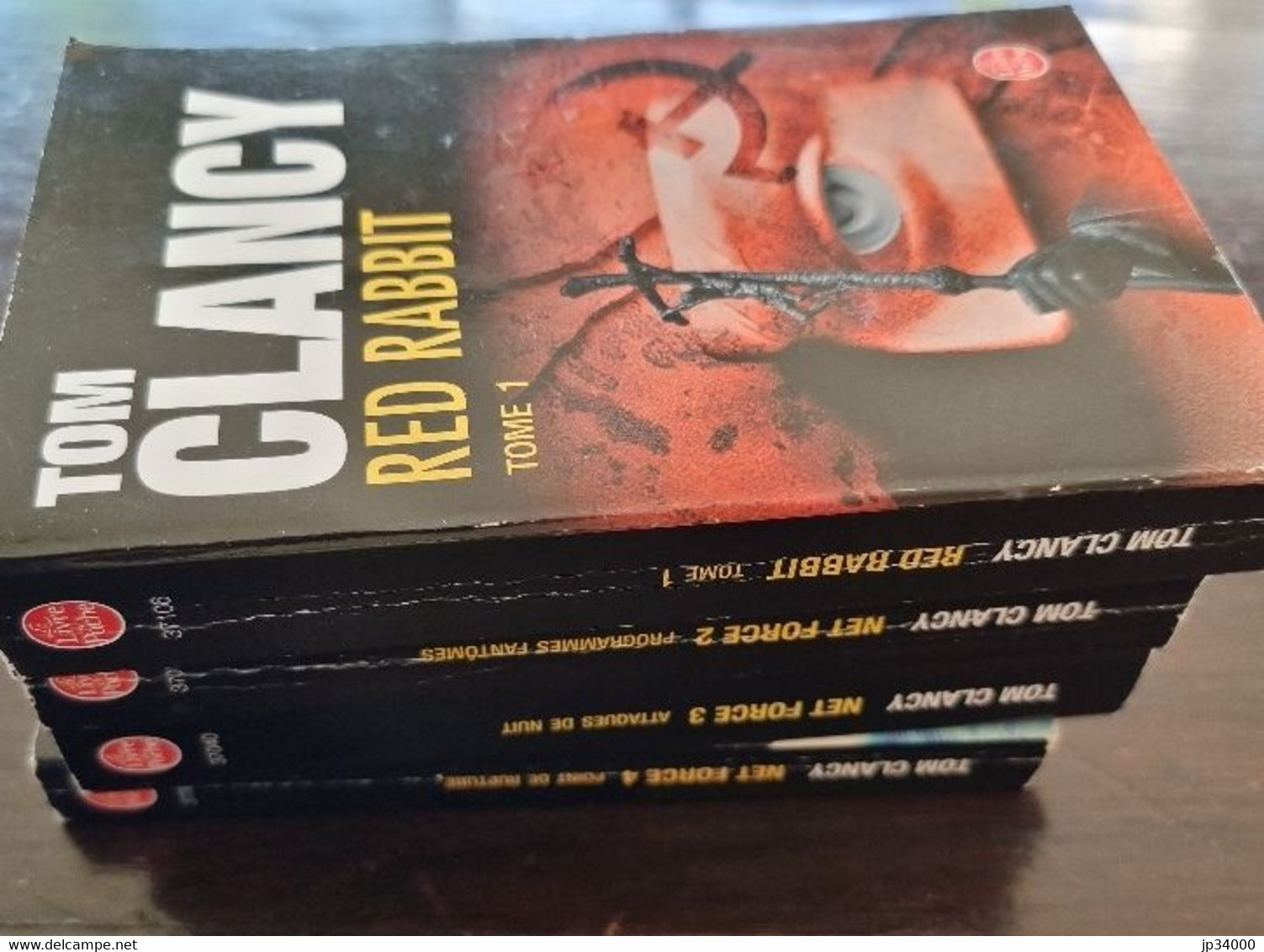 Tom CLANCY Lot 4 Romans Tous Différents. (red Rabbit+net Force) Bel état - Le Livre De Poche