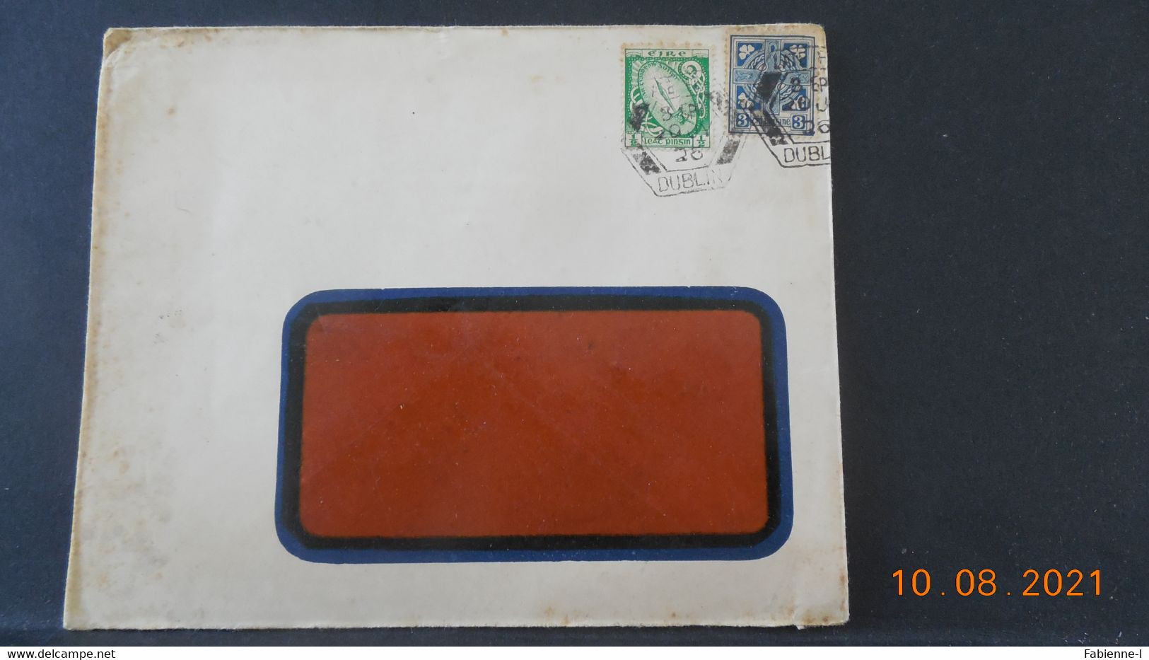 Lettre De 1925 Avec Cachet Hexagonal (assez Rare) - Briefe U. Dokumente