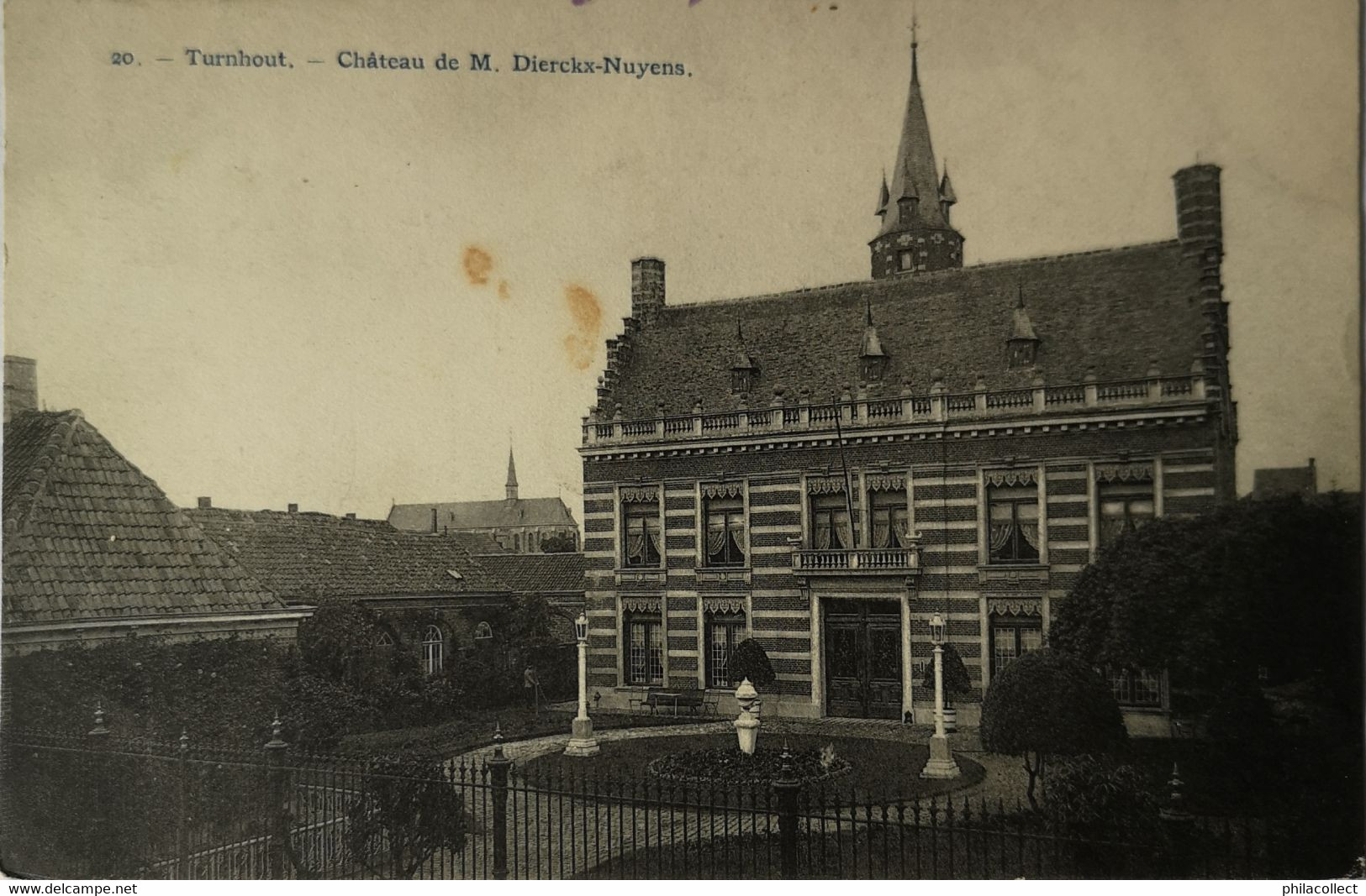 Turnhout // Chateau De M. Dierckx - Nuyens 1909 Wat Vlekken - Turnhout