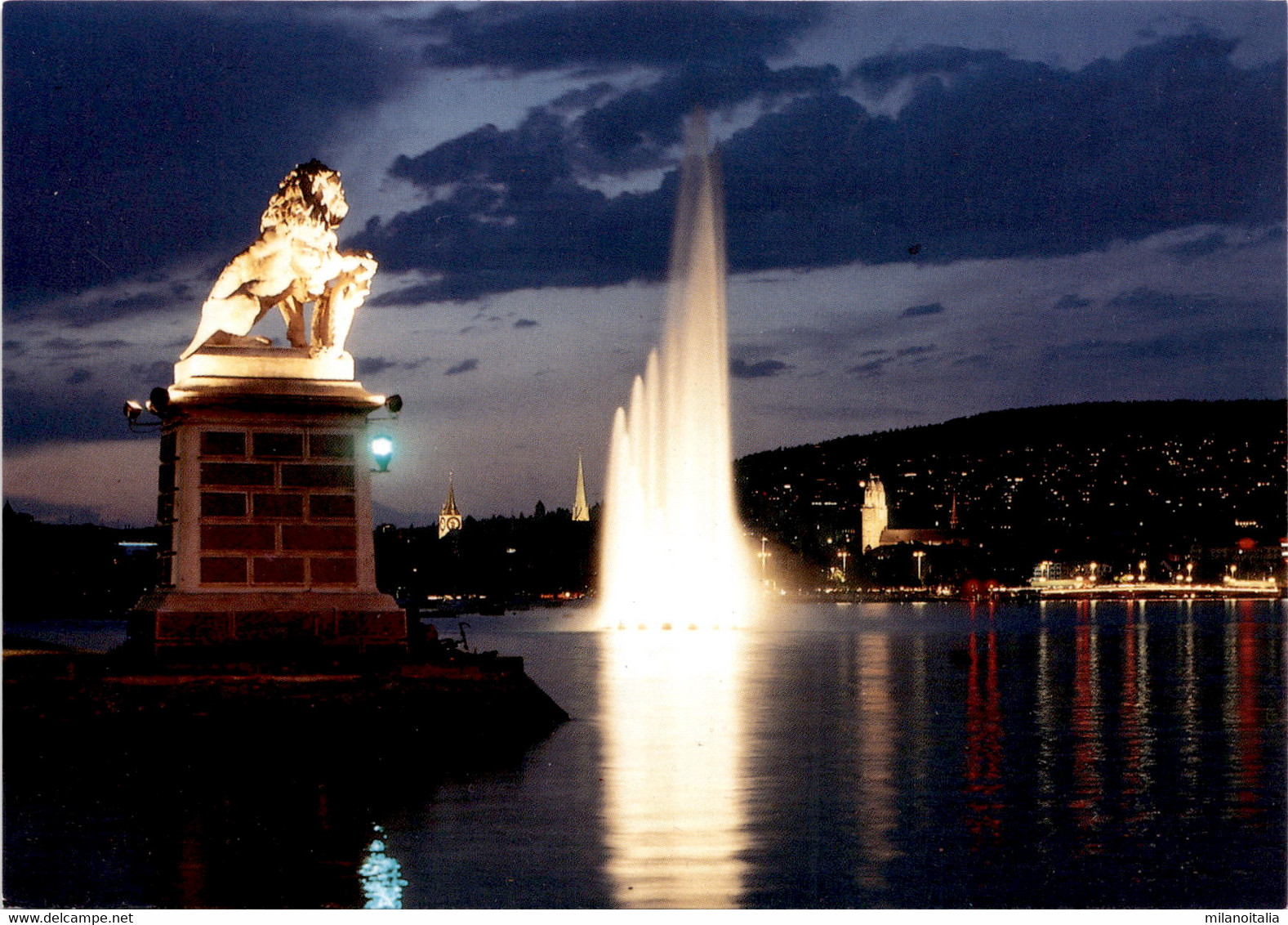 Zürich - Wasserspiel Im Hafen Enge (18894) * 1998 - Enge
