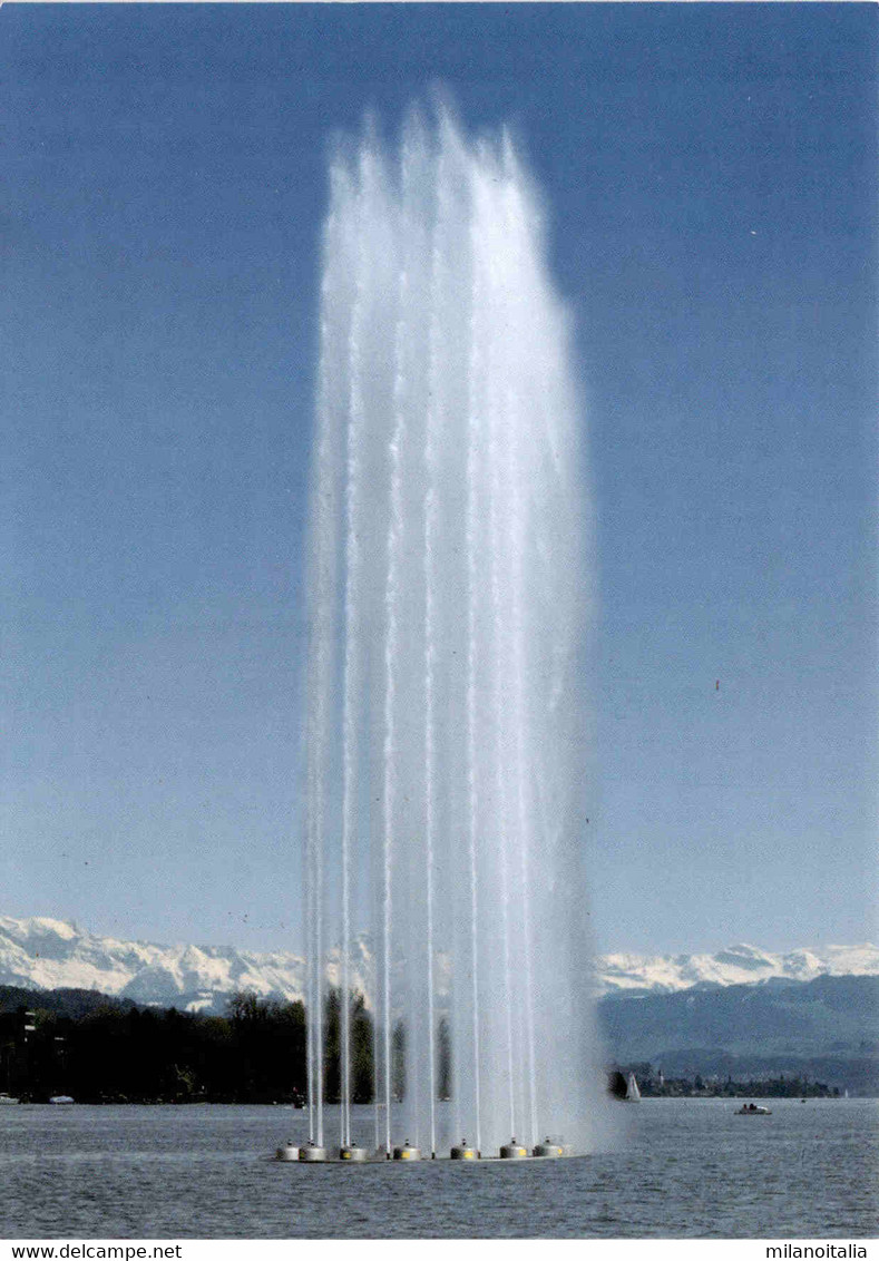 Zürich - Wasserspiel Im Hafen Enge (18895) * 1999 - Enge