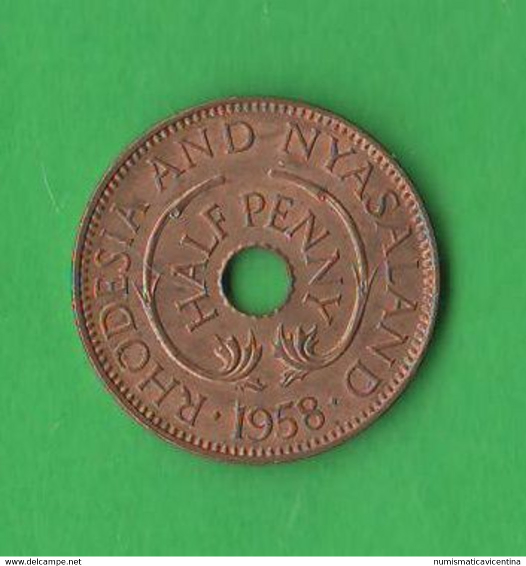 Half Penny 1958 Rhodesia And Nysaland - Rhodesien