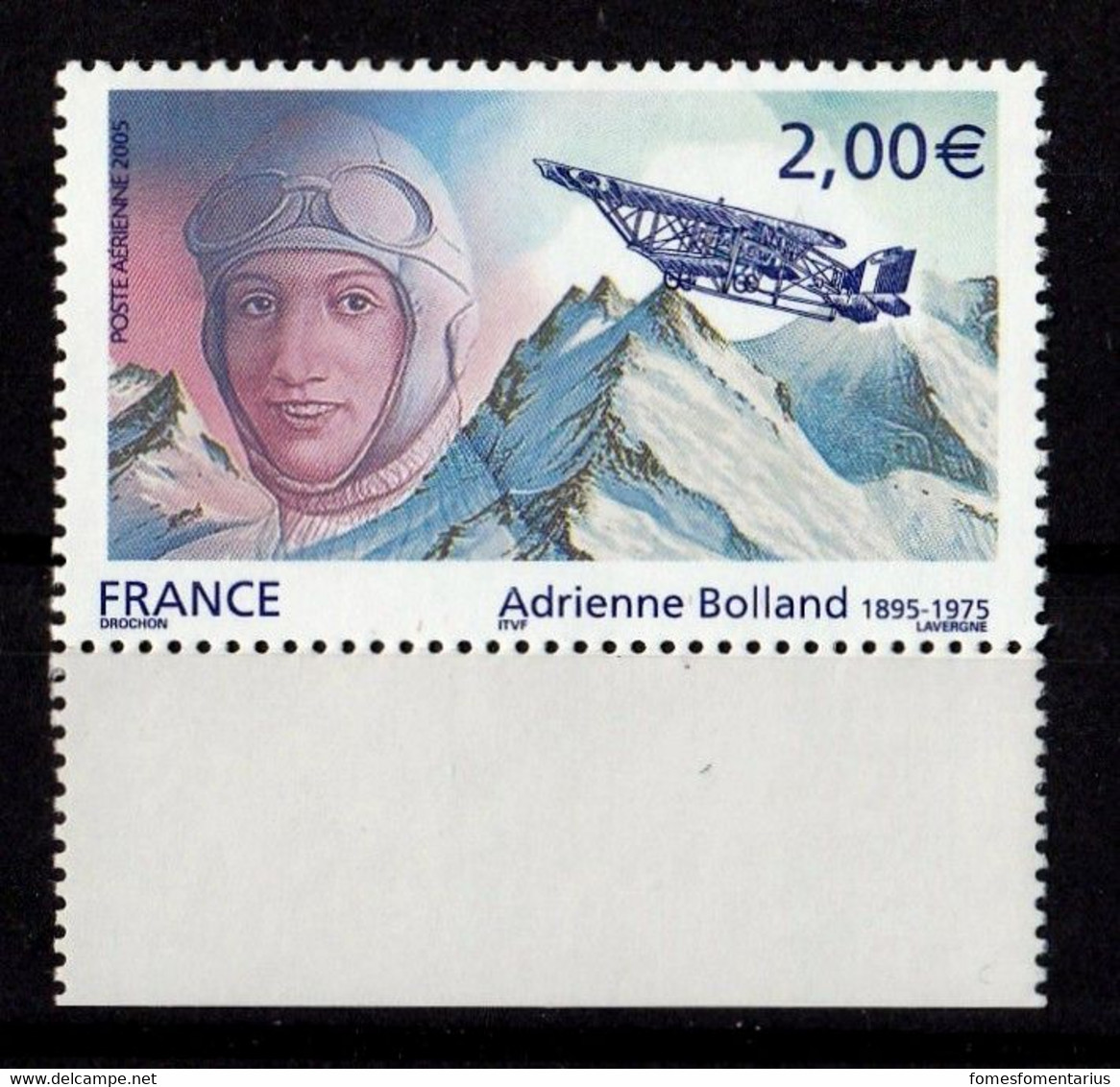 Poste Aérienne N° 68b (variété : Avion Touchant La Montagne) Neuf** TTB Valeur Catalogue 45 Euros - 1960-.... Mint/hinged