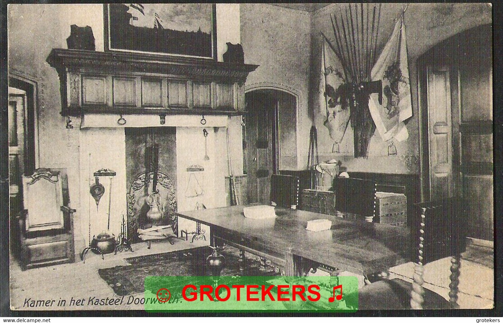 DOORWERTH Kamer In Kasteel Doorwerth  1918 Castle Schloß Château Room Zimmer Chambre - Renkum