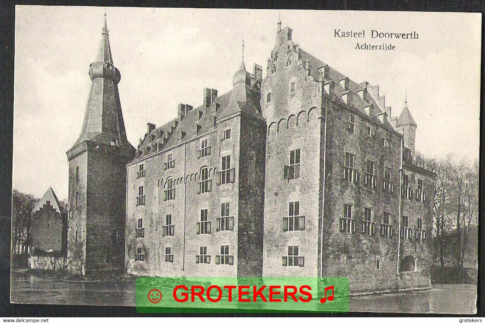 DOORWERTH Achterzijde Kasteel Doorwerth  Ca 1920 - Renkum
