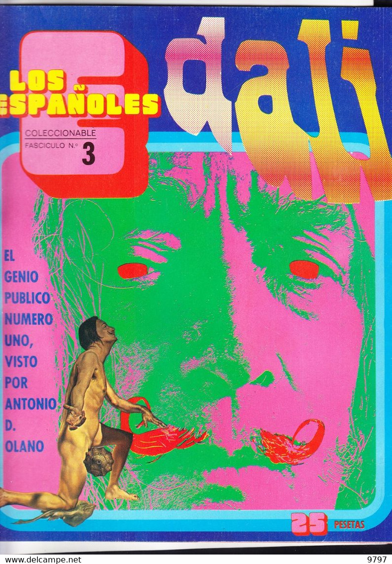 SALVADOR DALI - REVISTA 28 PÁGINAS CON MÁS DE 59 FOTOS EN COLOR - MIDE 23 X 28,50 - -  DE ANTONIO D.OLANO 1972 - [1] Jusqu' à 1980