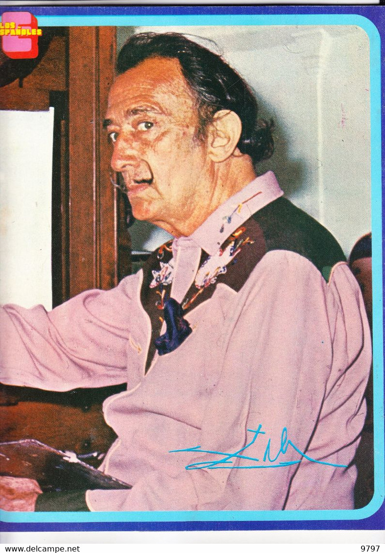 SALVADOR DALI - REVISTA 28 PÁGINAS CON MÁS DE 59 FOTOS EN COLOR - MIDE 23 X 28,50 - -  DE ANTONIO D.OLANO 1972 - [1] Bis 1980