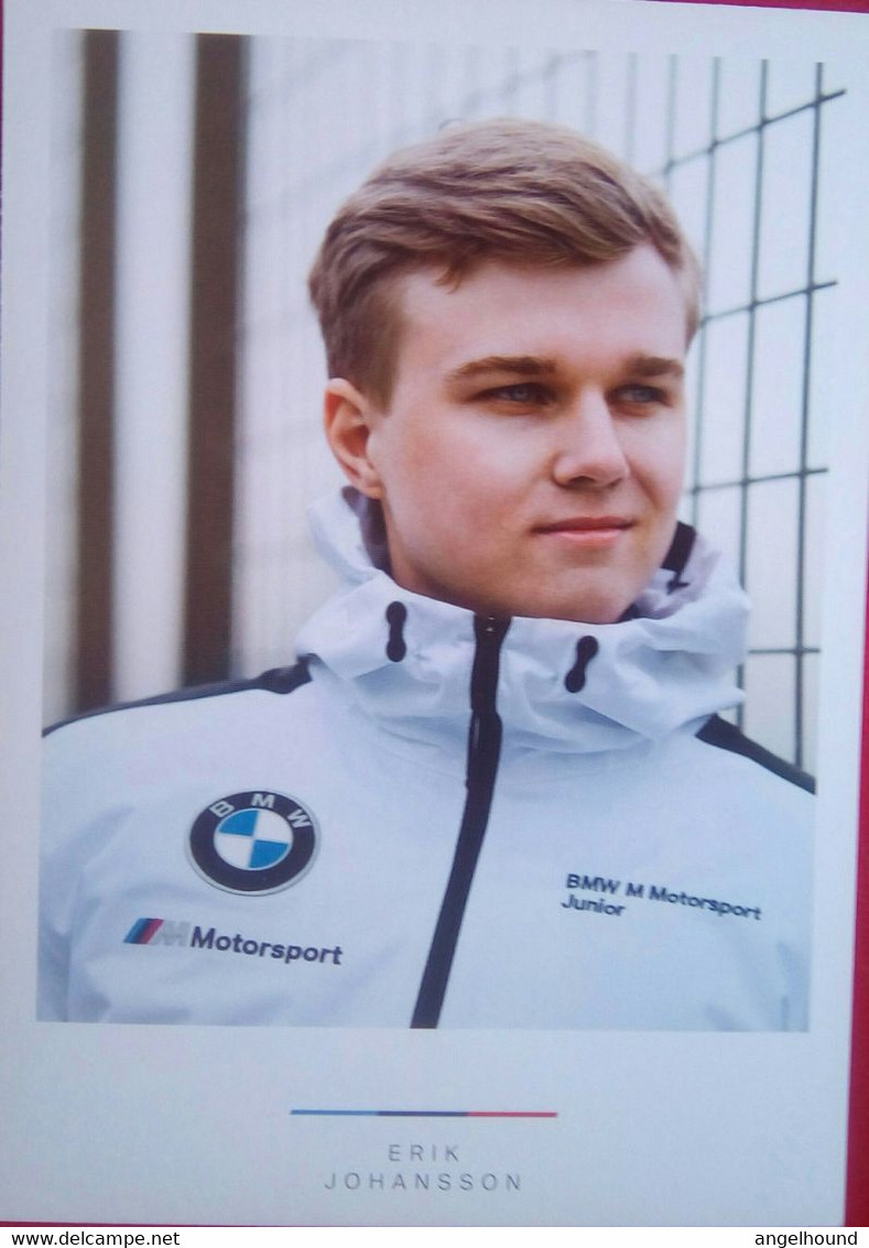 Erik Johansson ( BMW Motorsports Driver) - Trading-Karten