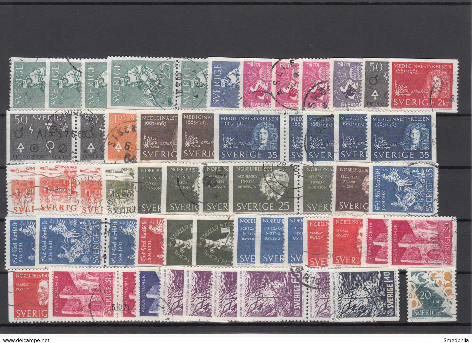 Sweden - Lot Used Stamps 1963-1965 - Used Stamps