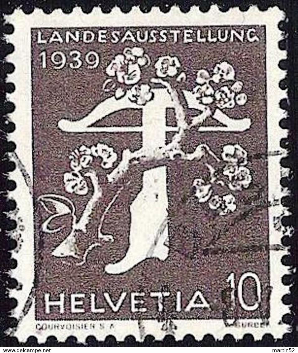 Schweiz Suisse 1939: Rolle MIT NUMMER P2300 "LANDESAUSSTELLUNG "Zu 229yR.01 Mi 345yR Mit O BASEL 8.V.39 (Zu CHF 45.00) - Coil Stamps