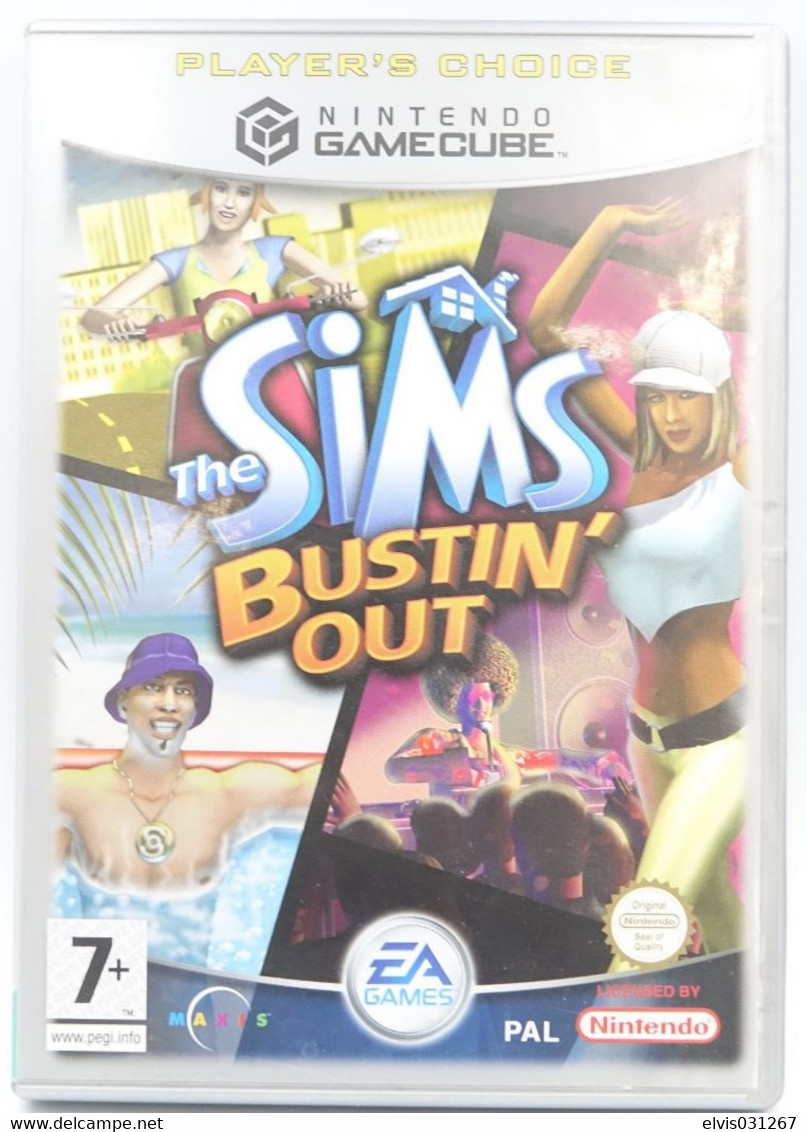 NINTENDO GAMECUBE : THE SIMS BUSTIN OUT - EUROPE EDITION - Game - Nintendo GameCube