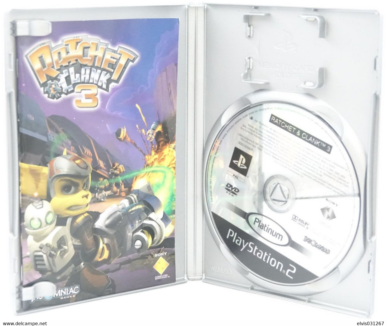 SONY PLAYSTATION TWO 2 PS2 : RATCHET & CLANK 3 - INSOMNIAC - PLATINUM - Playstation 2