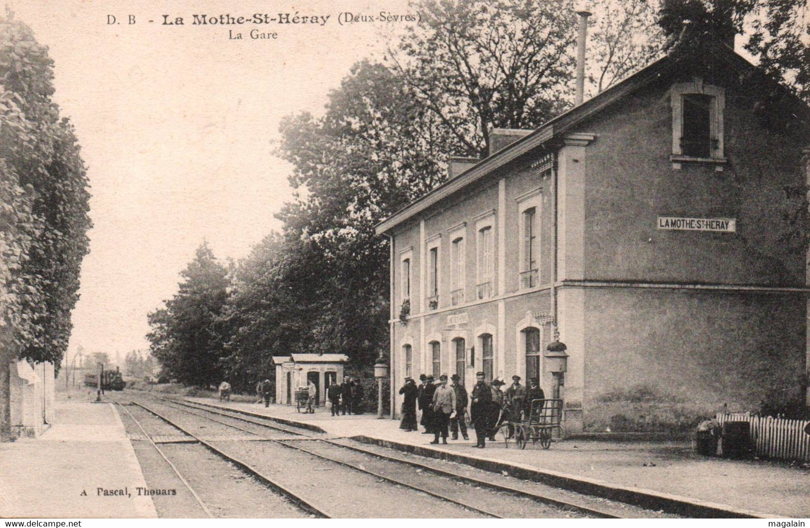 La Mothe St Héray : La Gare - La Mothe Saint Heray