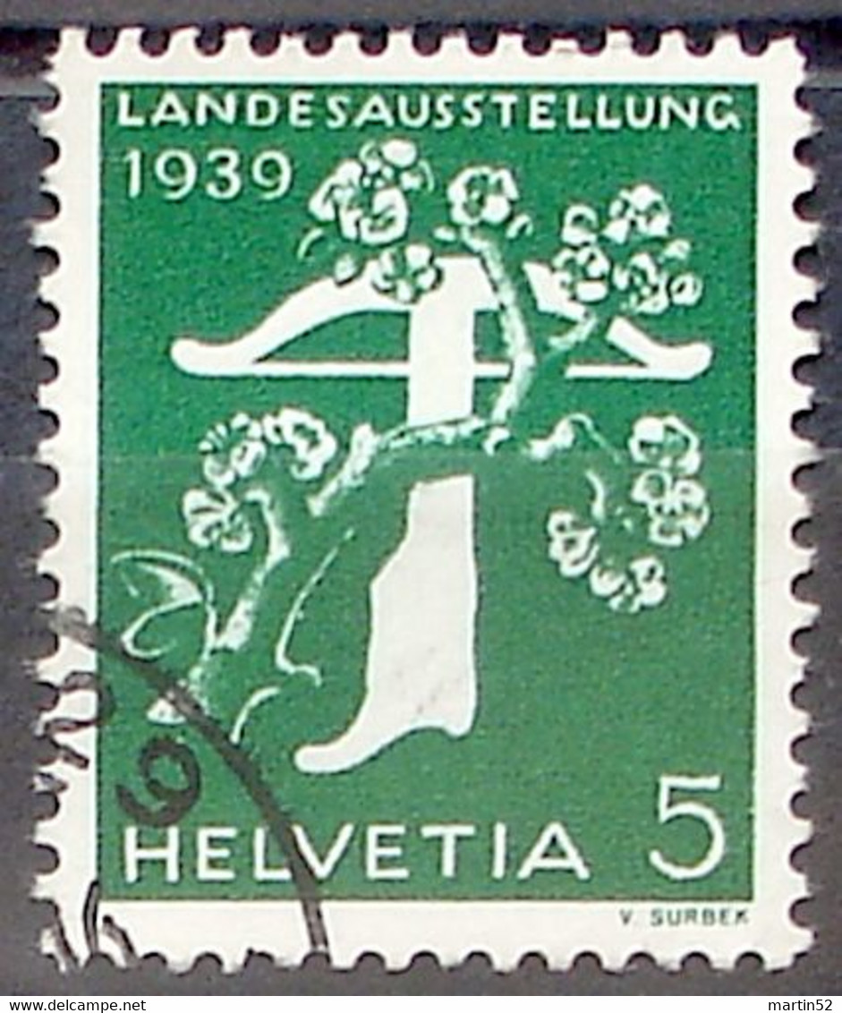 Schweiz Suisse 1939: "Rolle-Rouleaux-Coil" LANDESAUSSTELLUNG Zu 228yR Mi 344y Mit Stempel ZÜRICH 29 (Zu CHF 7.00) - Coil Stamps