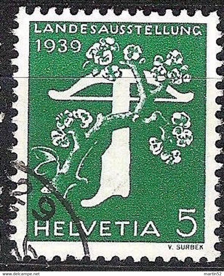Schweiz Suisse 1939: "Rolle-Rouleaux-Coil" LANDESAUSSTELLUNG Zu 228yR Mi 344y Mit Stempel ZÜRICH 29 (Zu CHF 7.00) - Coil Stamps