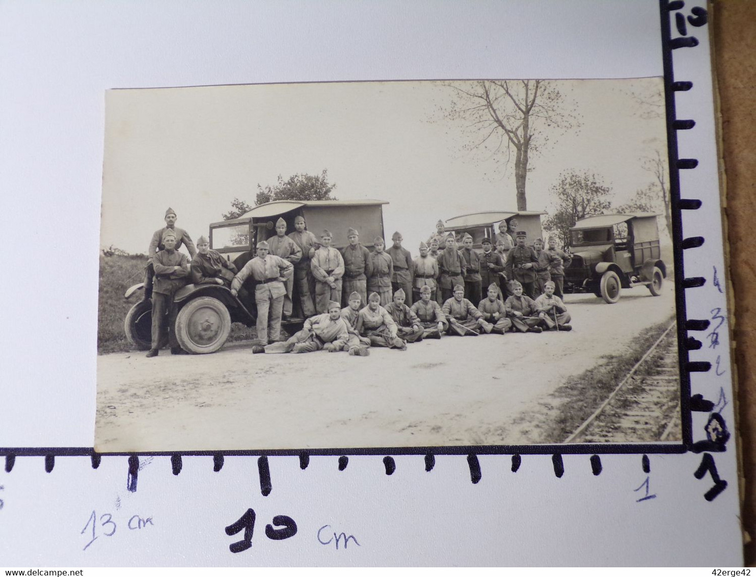 43 Carte Postale/photo - Caserne Schneider - Mai 1926- Anciens Véhicules - Other & Unclassified