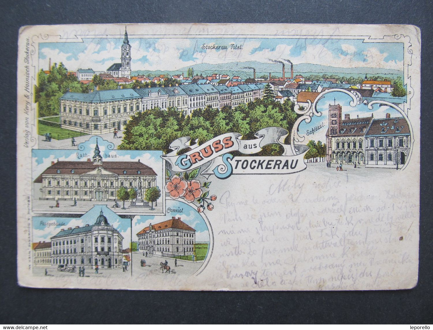 AK Stockerau B. Korneuburg Litho 1908  ///// D*50646 - Stockerau