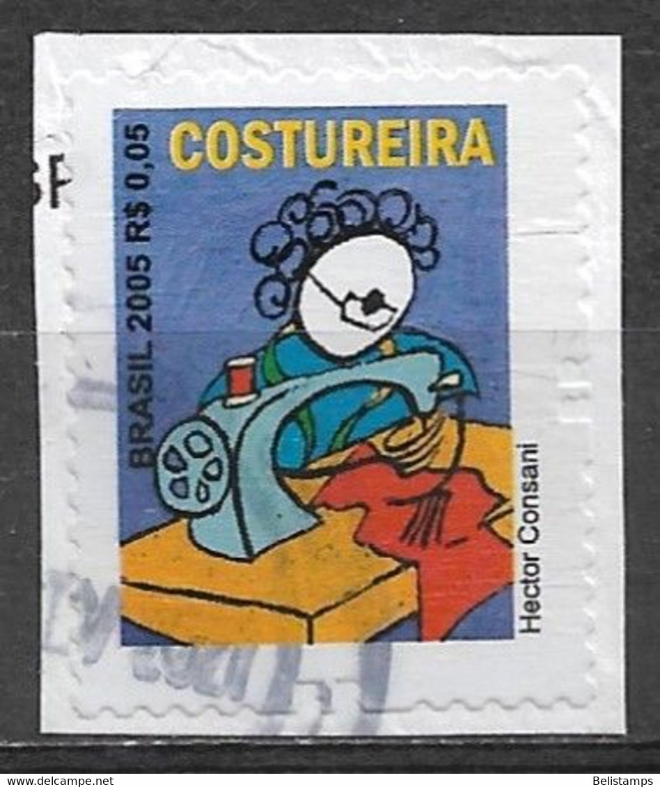 Brazil 2005. Scott #2978a (U) Seamstress - Used Stamps