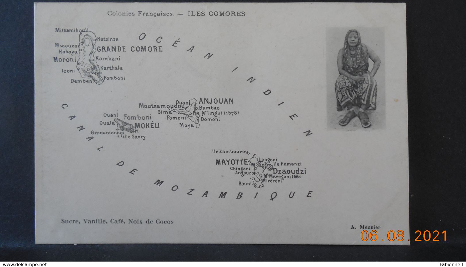 CPA - Colonies Françaises - Îles Comores - Comorre
