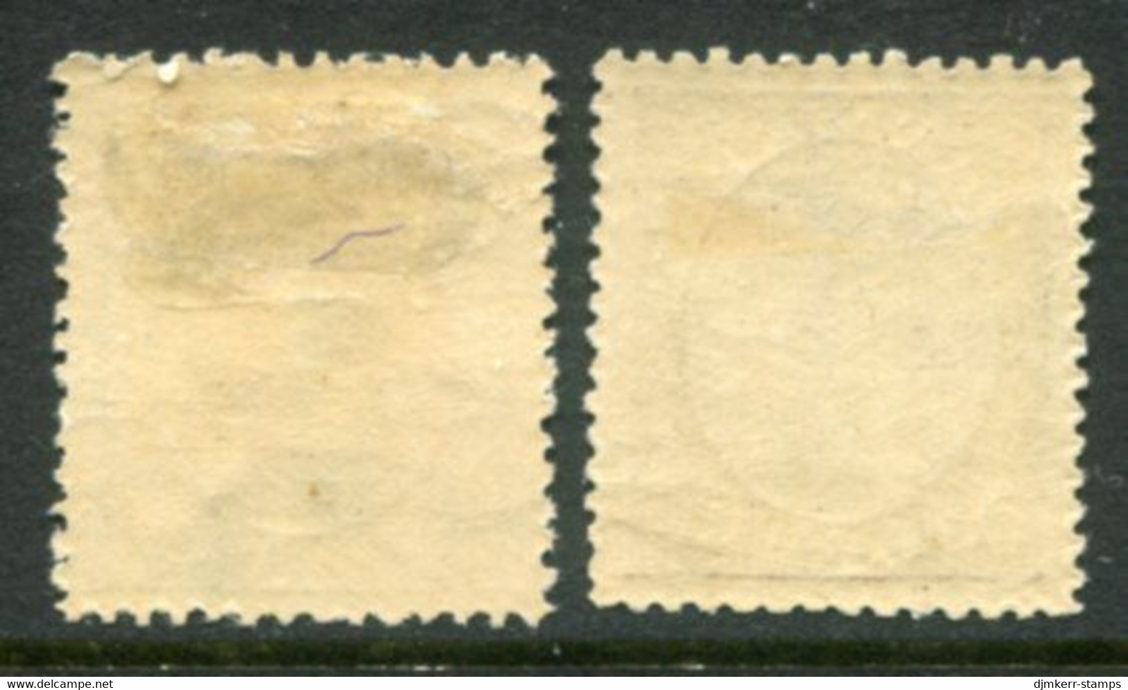 DENMARK 1919 King Christian X Definitive 60 Øre  Both Shades LHM / * .  Michel 106a-b; SG 161,161a - Unused Stamps