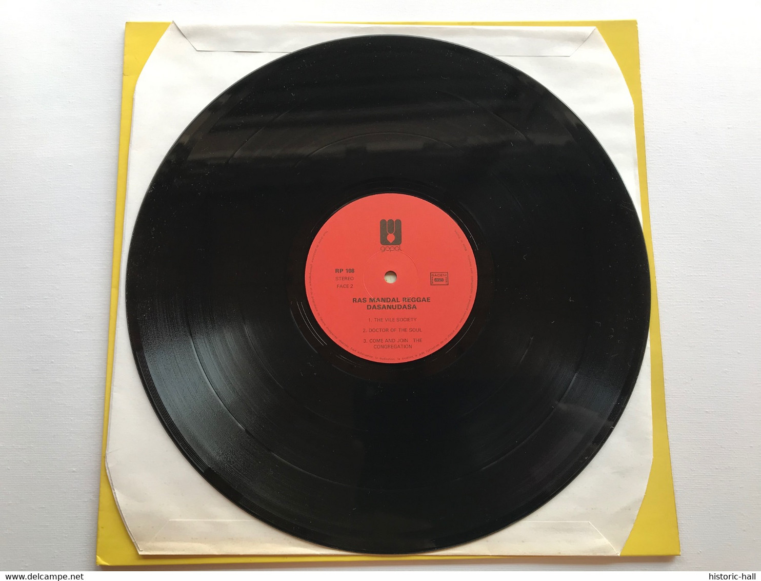 RAS MANDAL REGGAE - Dasanudasa - LP - 1980 - FRENCH Press - Reggae