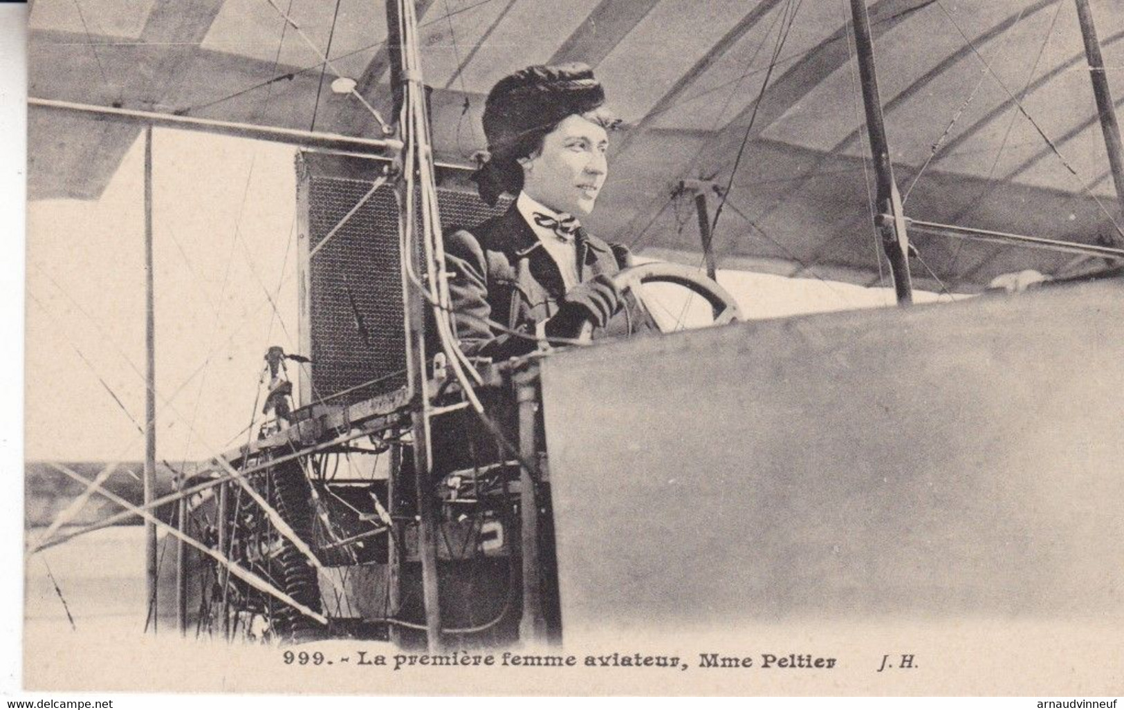 LA PREMIERE FEMME AVIATEUR MADAME PELTIER - Aviadores