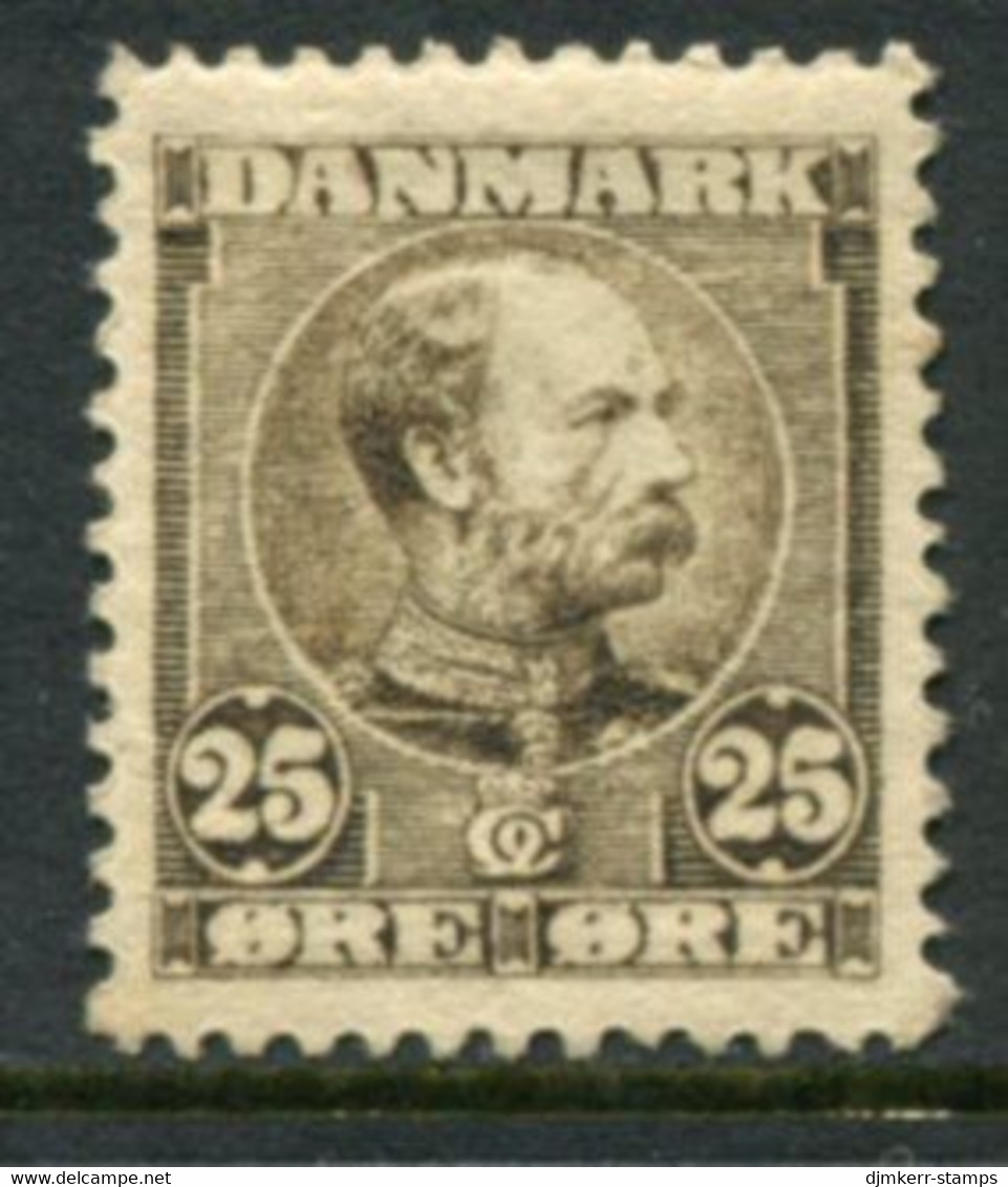 DENMARK 1905 Christian IX Definitive 25 Øre  LHM / * . Michel 50; SG 106 - Nuevos