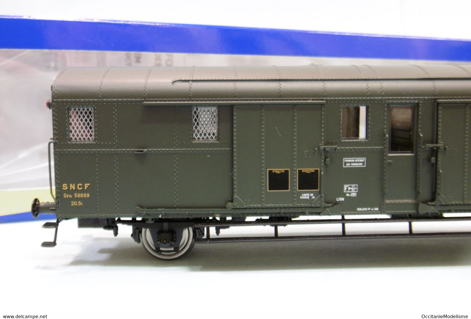 REE - Fourgon OCEM 32 Sud-Est SNCF Avec Feux Ep. IIIB Réf. VB-316 Neuf NBO HO 1/87 - Wagons Voor Passagiers