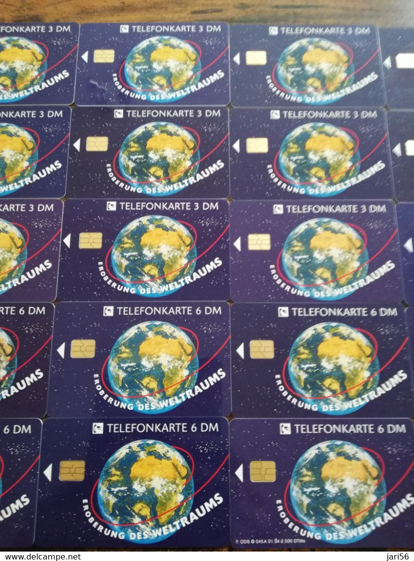 DUITSLAND/ GERMANY  CHIPCARD O SERIE/ EROBERUNG /SPACE     25CARDS =  X 14X DM 3,- 11X DM 6,-   MINT  CARD     **6068 ** - A + AD-Series : Publicitaires - D. Telekom AG