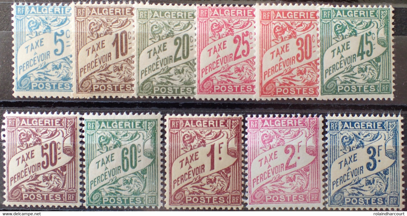 R2269/271 - 1926/1928 - COLONIES FR. - ALGERIE - TIMBRES TAXE - SERIE COMPLETE - N°1A à 11 NEUFS** - Portomarken