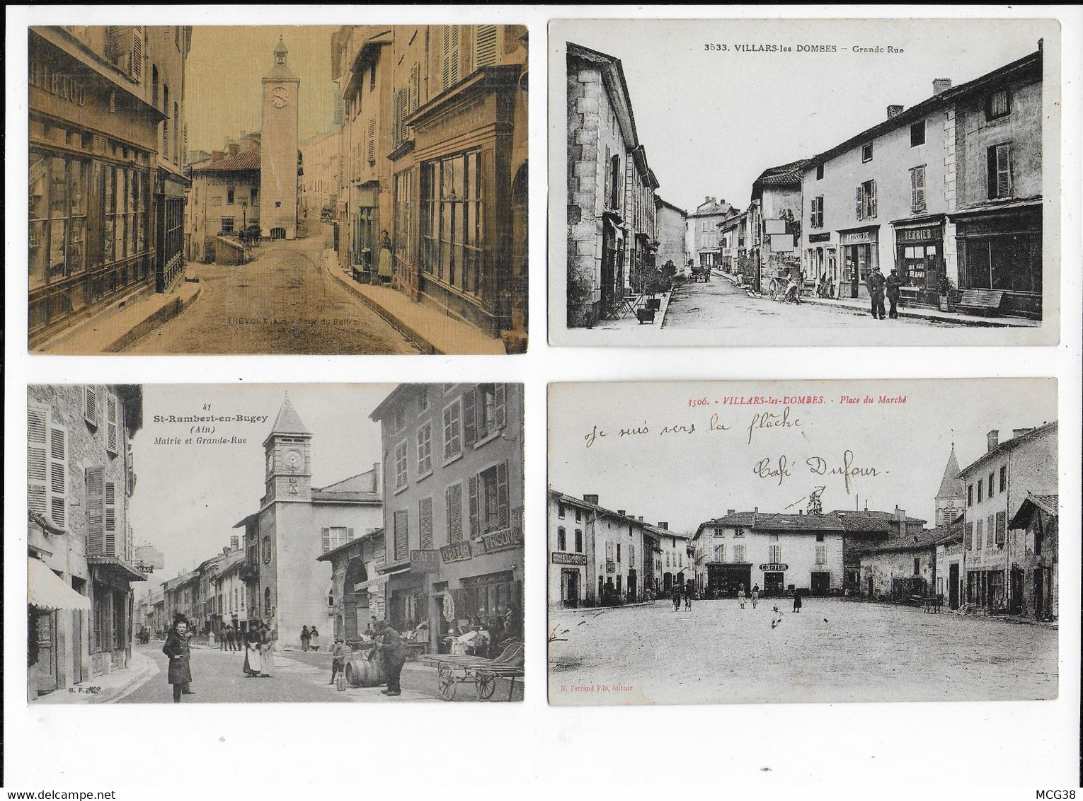 LOT  N°  3   De  100  CPA   Du  Département  01  -  VILLAGES  -  Toutes  Les  CPA  Sont  SCANNEES  . - 100 - 499 Postcards