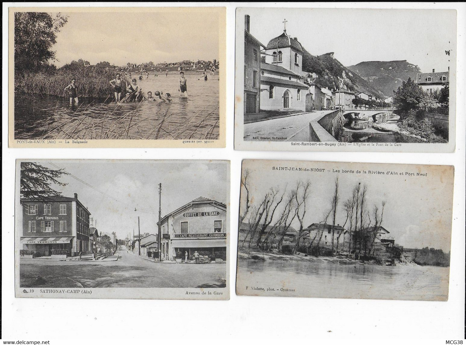 LOT  N°  3   De  100  CPA   Du  Département  01  -  VILLAGES  -  Toutes  Les  CPA  Sont  SCANNEES  . - 100 - 499 Postcards