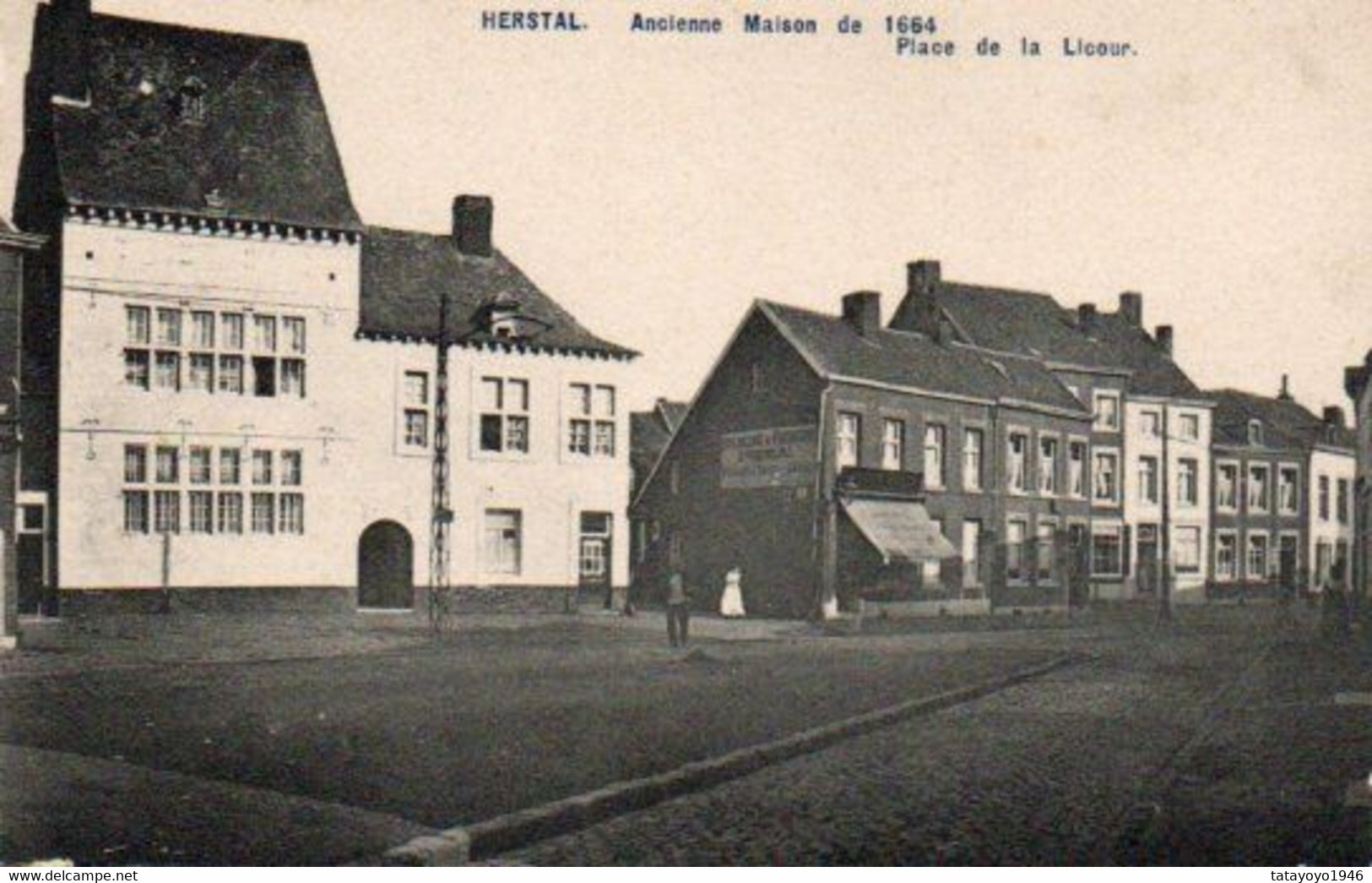 Herstal  Ancienne Maison  De 1664 Place De La Licour N'a Pas Voyagé - Herstal