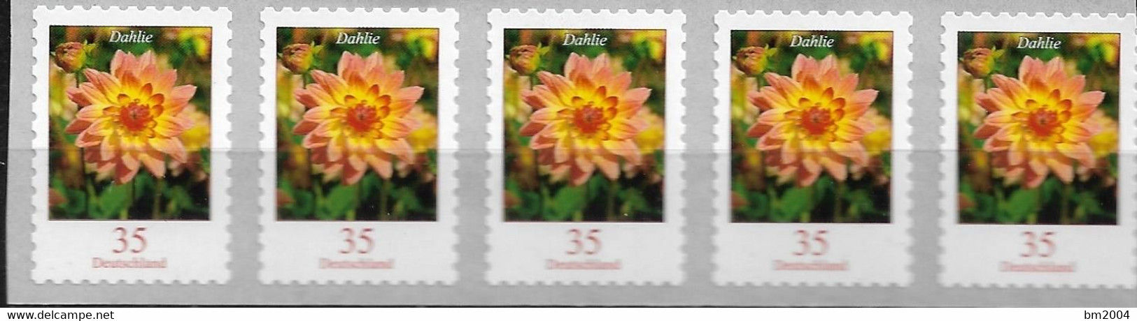 2006 Deutschland Germany  Mi. 2514R **MNH Mit Nr. 335 Blumen :  Dahlie (Dahlia Variabilis Hort.) - Ongebruikt