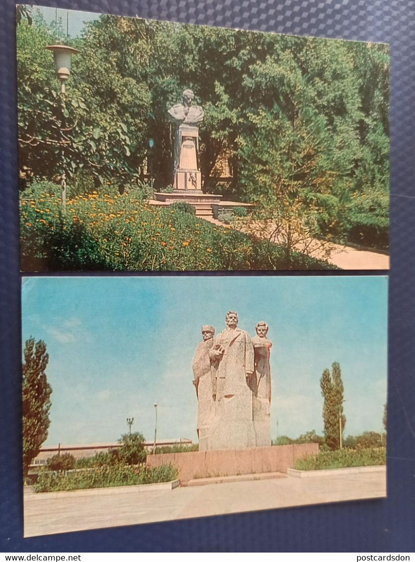 2 PCs Lot - Chechnya. Capital Groznyi. 1985  -rare Edition - Tschetschenien