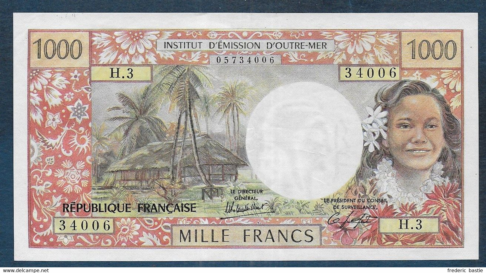 Nouvelle Calédonie NOUMEA - 1000 Francs - Nouméa (New Caledonia 1873-1985)